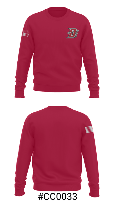 Dover Area High School Wrestling 59527124 Crew Neck Sweatshirt - 16