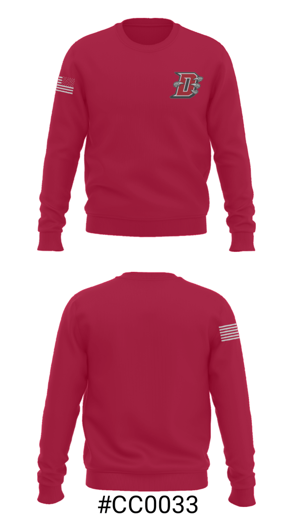Crew Neck Sweatshirt, Dover Area High School Wrestling, Wrestling, Teamtime, Team time, sublimation, custom sports apparel, team uniforms, spirit wear, spiritwear, sports uniforms, custom shirts, team store, custom team store, fundraiser sports, apparel fundraiser