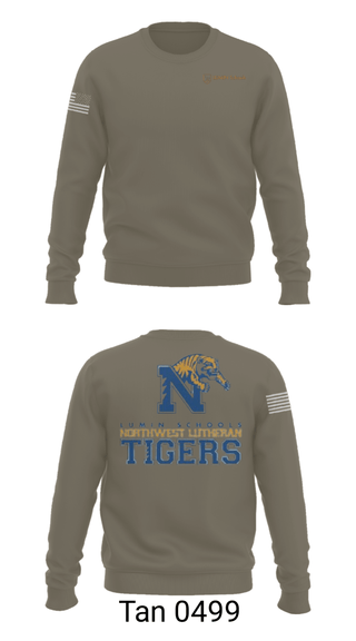 Crew Neck Sweatshirt, Northwest Lutheran School, Spirit Store, Teamtime, Team time, sublimation, custom sports apparel, team uniforms, spirit wear, spiritwear, sports uniforms, custom shirts, team store, custom team store, fundraiser sports, apparel fundraiser