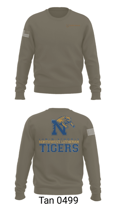 Northwest Lutheran School 18770561 Crew Neck Sweatshirt - 5