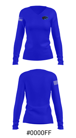 Women's Long Sleeve Vneck Shirt, Paradise Honors High School, Spirit Store, Teamtime, Team time, sublimation, custom sports apparel, team uniforms, spirit wear, spiritwear, sports uniforms, custom shirts, team store, custom team store, fundraiser sports, apparel fundraiser
