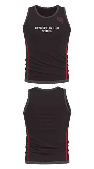 Tank Top, Cave Spring High School, Spirit Store, Teamtime, Team time, sublimation, custom sports apparel, team uniforms, spirit wear, spiritwear, sports uniforms, custom shirts, team store, custom team store, fundraiser sports, apparel fundraiser