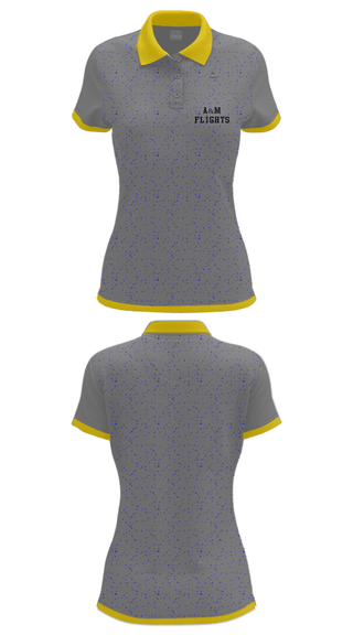 Women's Short Sleeve Performance Polo, A&M FLIGHTS, , Teamtime, Team time, sublimation, custom sports apparel, team uniforms, spirit wear, spiritwear, sports uniforms, custom shirts, team store, custom team store, fundraiser sports, apparel fundraiser