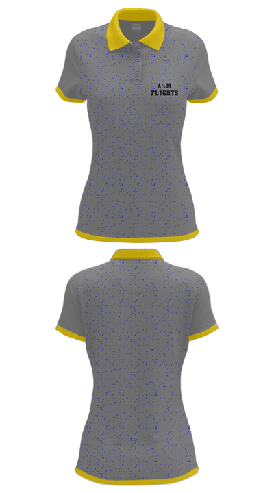A&M FLIGHTS 82403687 Women's Short Sleeve Performance Polo  - 30