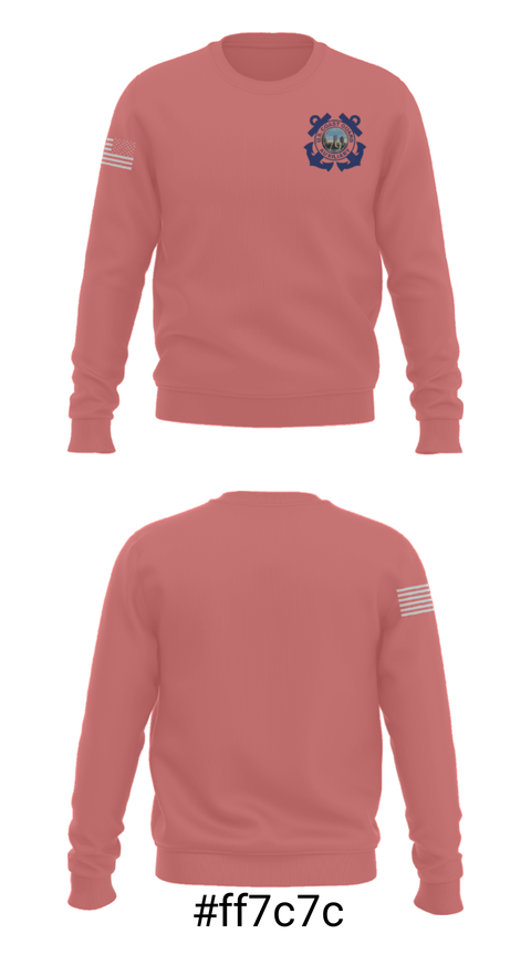 Crew Neck Sweatshirt, , Coast Guard, Teamtime, Team time, sublimation, custom sports apparel, team uniforms, spirit wear, spiritwear, sports uniforms, custom shirts, team store, custom team store, fundraiser sports, apparel fundraiser