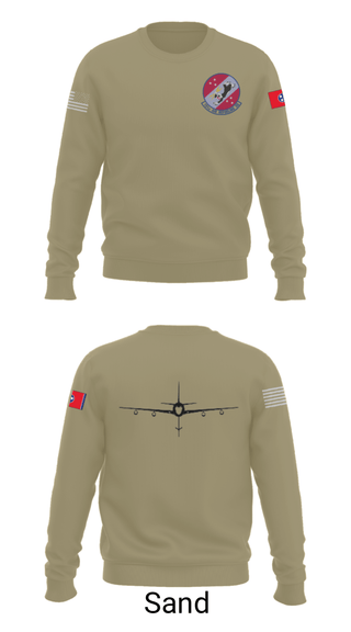 Crew Neck Sweatshirt, 151st Air Refueling Squadron, Air Force, Teamtime, Team time, sublimation, custom sports apparel, team uniforms, spirit wear, spiritwear, sports uniforms, custom shirts, team store, custom team store, fundraiser sports, apparel fundraiser