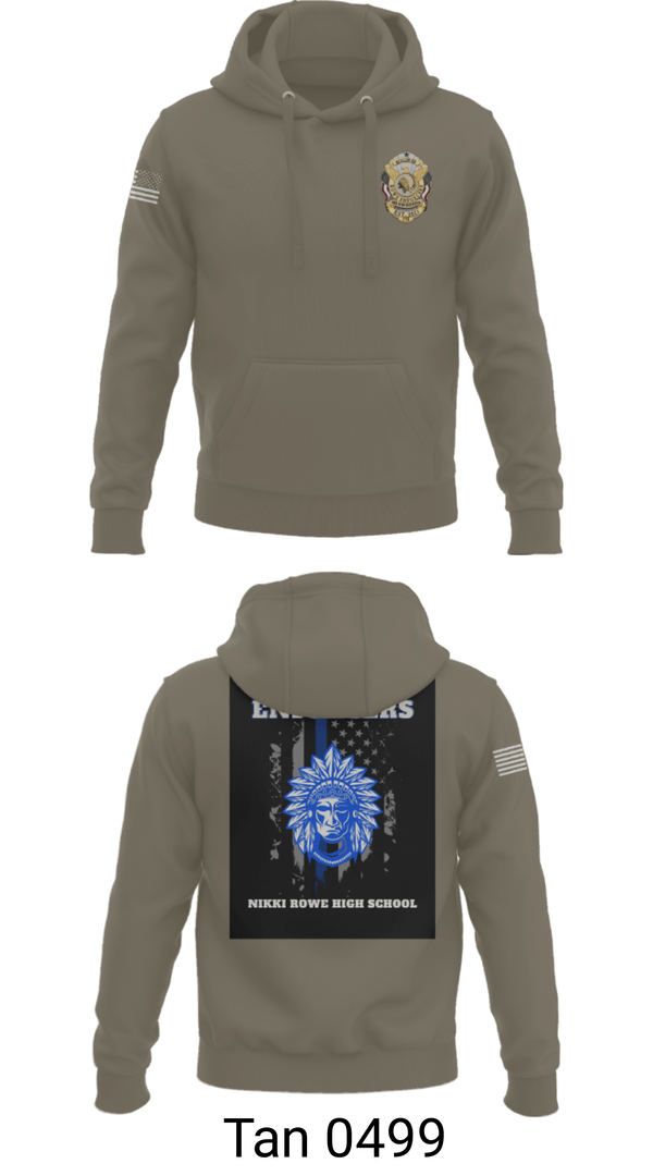 Hoodie, Rowe Enforcers, Police, Teamtime, Team time, sublimation, custom sports apparel, team uniforms, spirit wear, spiritwear, sports uniforms, custom shirts, team store, custom team store, fundraiser sports, apparel fundraiser