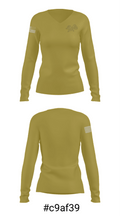 Marietta High School Basketball 5231469 Women's Long Sleeve V-neck Shirt - 20