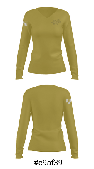 Women's Long Sleeve Vneck Shirt, Marietta High School Basketball, Women's Basketball, Teamtime, Team time, sublimation, custom sports apparel, team uniforms, spirit wear, spiritwear, sports uniforms, custom shirts, team store, custom team store, fundraiser sports, apparel fundraiser