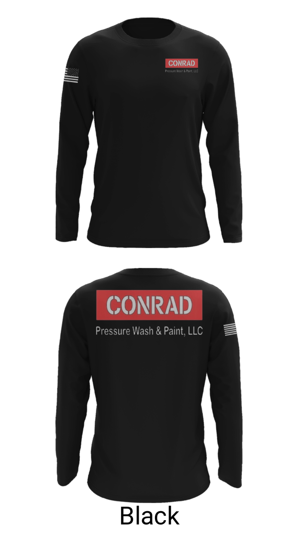 Long Sleeve Performance Shirt, Conrad Pressure Wash & Paint, , Teamtime, Team time, sublimation, custom sports apparel, team uniforms, spirit wear, spiritwear, sports uniforms, custom shirts, team store, custom team store, fundraiser sports, apparel fundraiser
