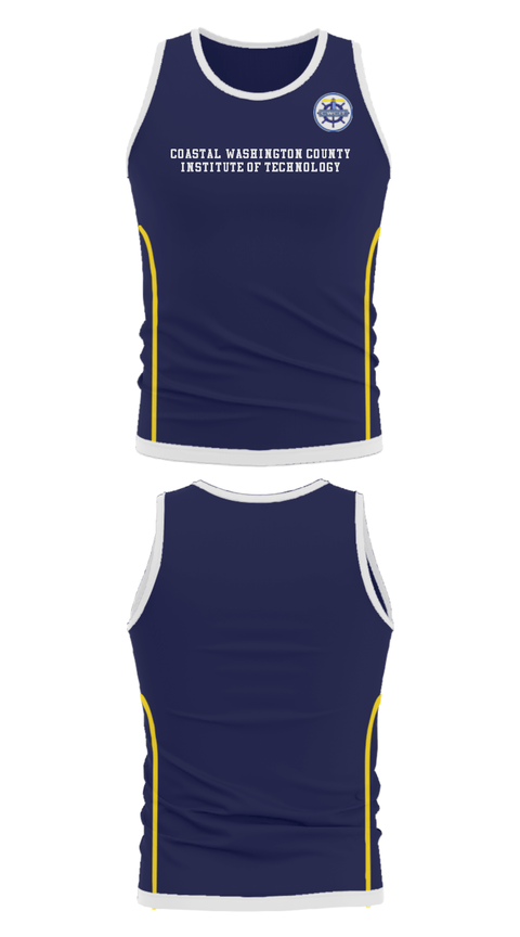 Tank Top, Coastal Washington County Institute Of Technology, Spirit Store, Teamtime, Team time, sublimation, custom sports apparel, team uniforms, spirit wear, spiritwear, sports uniforms, custom shirts, team store, custom team store, fundraiser sports, apparel fundraiser