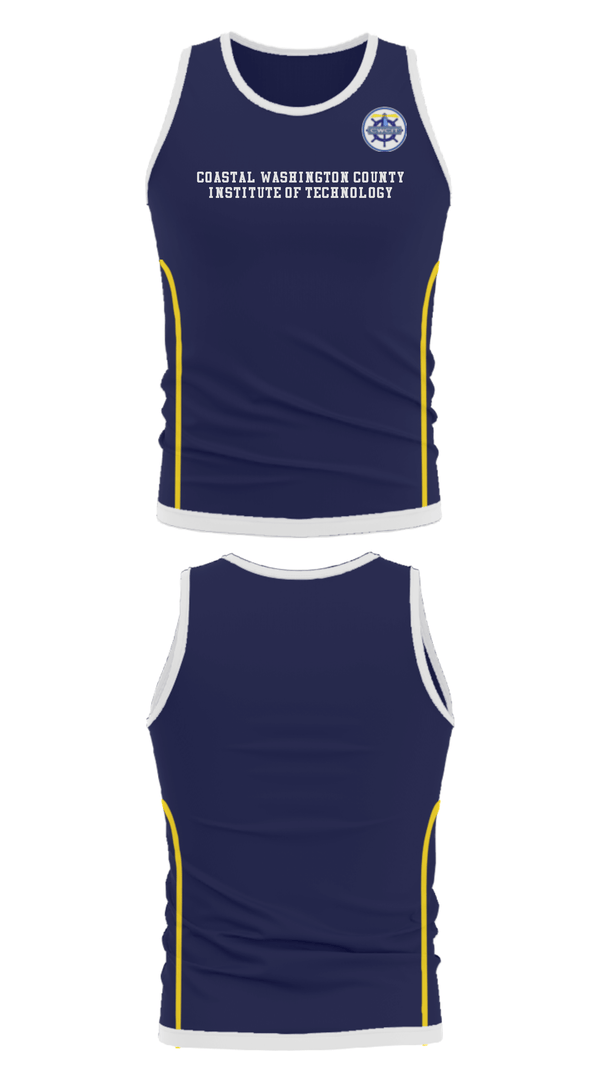 Tank Top, Coastal Washington County Institute Of Technology, Spirit Store, Teamtime, Team time, sublimation, custom sports apparel, team uniforms, spirit wear, spiritwear, sports uniforms, custom shirts, team store, custom team store, fundraiser sports, apparel fundraiser