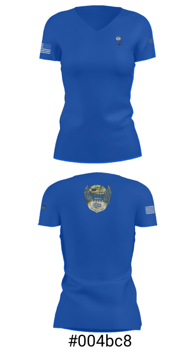 315th Airlift Wing/315th Maintenance Group 82634422 Women's Short Sleeve V-neck Shirt - 18