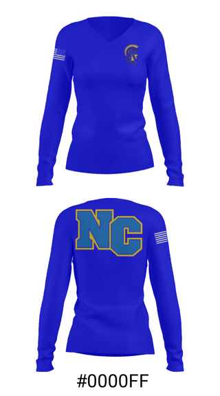 Women's Long Sleeve Vneck Shirt, North County Middle School Basketball, Women's Basketball, Teamtime, Team time, sublimation, custom sports apparel, team uniforms, spirit wear, spiritwear, sports uniforms, custom shirts, team store, custom team store, fundraiser sports, apparel fundraiser
