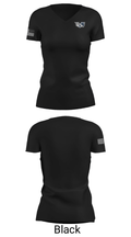 Hornedo Middle School Volleyball 25580249 Women's Short Sleeve V-neck Shirt - 14