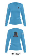 OSOS CONCRETE LLC 97572921 Women's Long Sleeve V-neck Shirt - 20