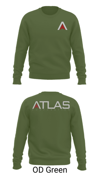 Crew Neck Sweatshirt, , Army, Teamtime, Team time, sublimation, custom sports apparel, team uniforms, spirit wear, spiritwear, sports uniforms, custom shirts, team store, custom team store, fundraiser sports, apparel fundraiser