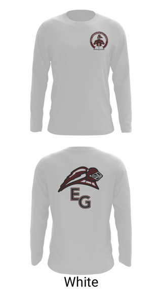 Long Sleeve Performance Shirt, East Greenwich High School Ice Hockey, Ice Hockey, Teamtime, Team time, sublimation, custom sports apparel, team uniforms, spirit wear, spiritwear, sports uniforms, custom shirts, team store, custom team store, fundraiser sports, apparel fundraiser