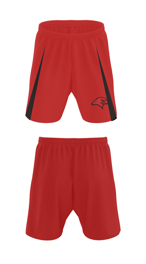 Athletic Shorts With Pockets, Saranac Youth Wrestling Club - Redhawks, Wrestling, Teamtime, Team time, sublimation, custom sports apparel, team uniforms, spirit wear, spiritwear, sports uniforms, custom shirts, team store, custom team store, fundraiser sports, apparel fundraiser