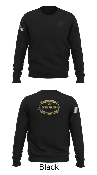 Stealth customs 84323734 Crew Neck Sweatshirt - 9