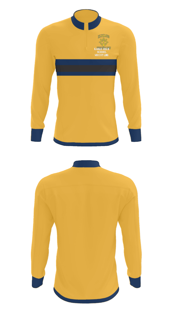 Quarter Zip Jacket, Ilwaco High School Wrestling, Wrestling, Teamtime, Team time, sublimation, custom sports apparel, team uniforms, spirit wear, spiritwear, sports uniforms, custom shirts, team store, custom team store, fundraiser sports, apparel fundraiser