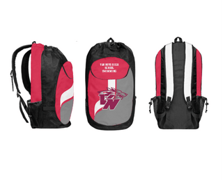 Gear Bag, Van Nuys High School Swimming, Swimming, Teamtime, Team time, sublimation, custom sports apparel, team uniforms, spirit wear, spiritwear, sports uniforms, custom shirts, team store, custom team store, fundraiser sports, apparel fundraiser