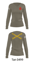1-109th FA 47038800 Women's Long Sleeve V-neck Shirt - 39