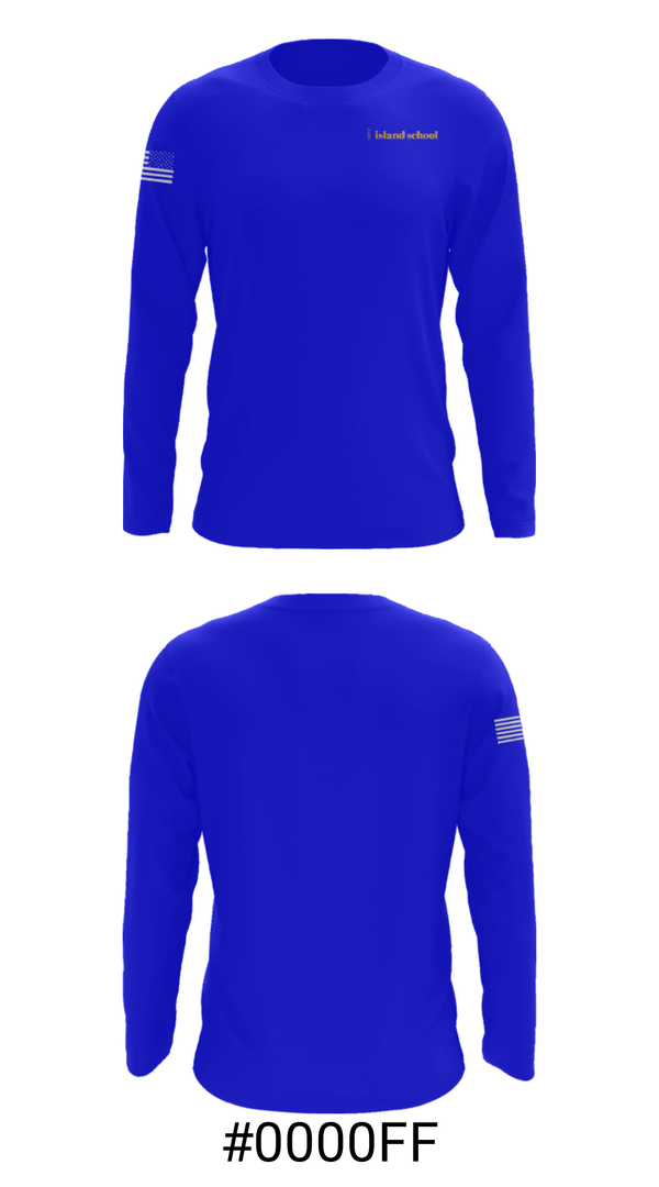 Long Sleeve Performance Shirt, Island School Swimming, Swimming, Teamtime, Team time, sublimation, custom sports apparel, team uniforms, spirit wear, spiritwear, sports uniforms, custom shirts, team store, custom team store, fundraiser sports, apparel fundraiser