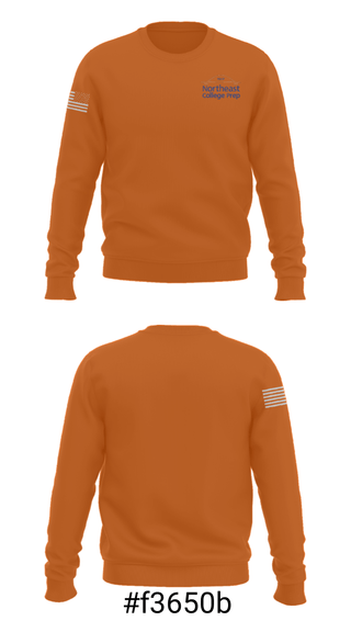 Crew Neck Sweatshirt, Northeast College Preparatory Charter School, Spirit Store, Teamtime, Team time, sublimation, custom sports apparel, team uniforms, spirit wear, spiritwear, sports uniforms, custom shirts, team store, custom team store, fundraiser sports, apparel fundraiser