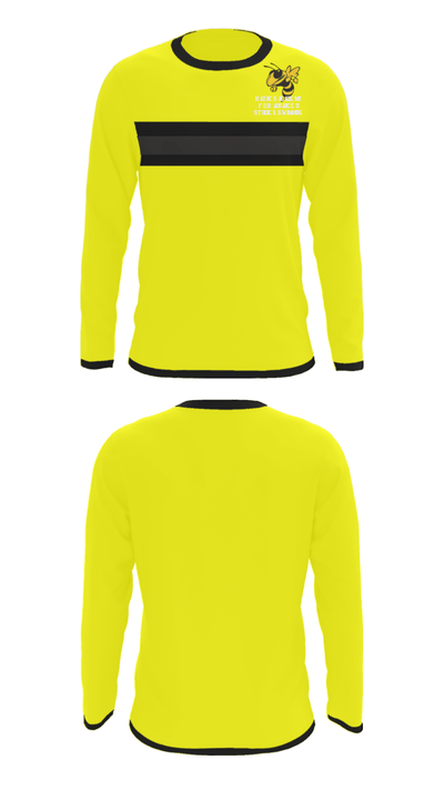 Haynes Academy For Advanced Studies Swimming 8741483 Long Sleeve Performance Shirt - 23