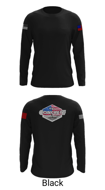 RBJ Concrete 52561308 Long Sleeve Performance Shirt - 11
