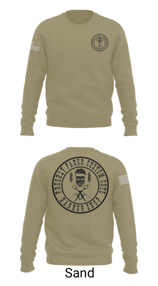Crew Neck Sweatshirt, Freshly faded custom cutz, , Teamtime, Team time, sublimation, custom sports apparel, team uniforms, spirit wear, spiritwear, sports uniforms, custom shirts, team store, custom team store, fundraiser sports, apparel fundraiser