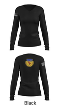 Alpha BTRY 2/138th FA 84014015 Women's Long Sleeve V-neck Shirt - 35