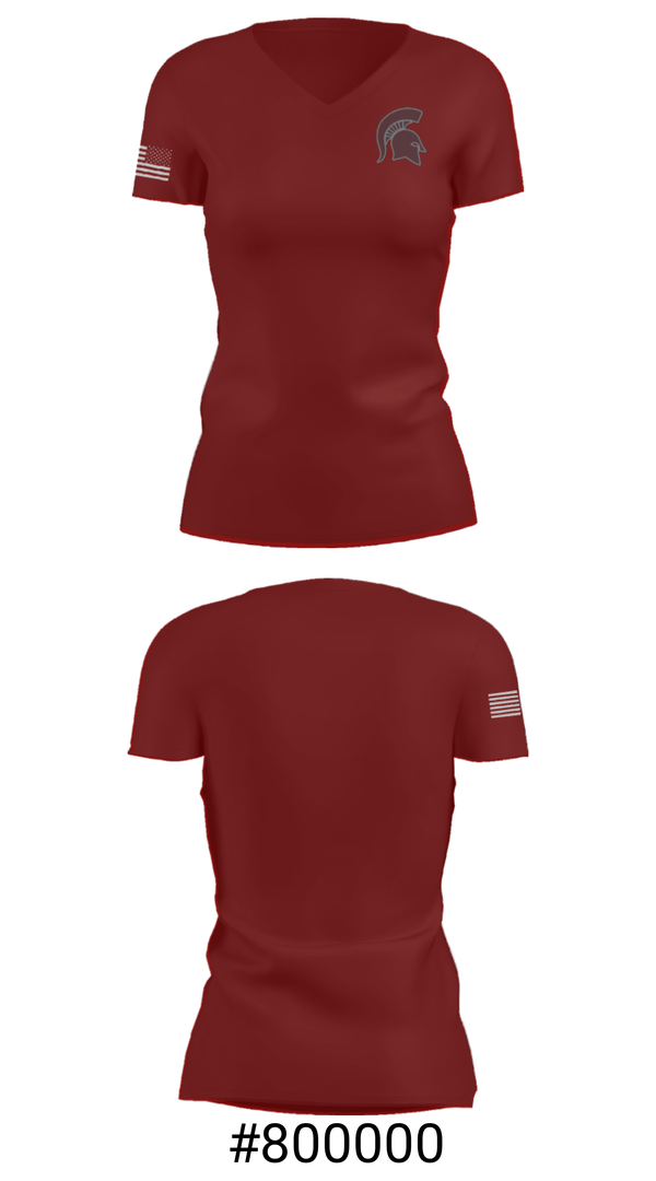 Women's Short Sleeve Vneck Shirt, Wakefield High School Wrestling, Wrestling, Teamtime, Team time, sublimation, custom sports apparel, team uniforms, spirit wear, spiritwear, sports uniforms, custom shirts, team store, custom team store, fundraiser sports, apparel fundraiser