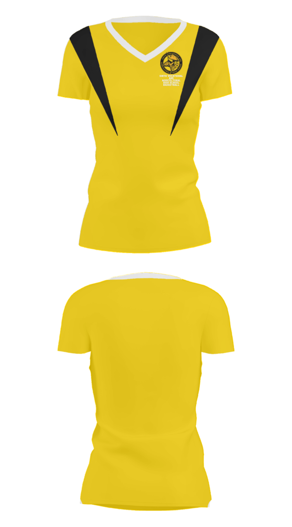 Women's Short Sleeve Vneck Shirt, Smith Vocational and Agricultural High School Basketball, Women's Basketball, Teamtime, Team time, sublimation, custom sports apparel, team uniforms, spirit wear, spiritwear, sports uniforms, custom shirts, team store, custom team store, fundraiser sports, apparel fundraiser