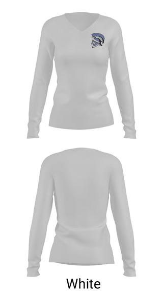 Women's Long Sleeve Vneck Shirt, Waldwick High School Basketball, Women's Basketball, Teamtime, Team time, sublimation, custom sports apparel, team uniforms, spirit wear, spiritwear, sports uniforms, custom shirts, team store, custom team store, fundraiser sports, apparel fundraiser