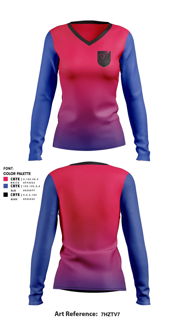 Women's Long Sleeve Vneck Shirt, Moon valley, Women's Soccer, Teamtime, Team time, sublimation, custom sports apparel, team uniforms, spirit wear, spiritwear, sports uniforms, custom shirts, team store, custom team store, fundraiser sports, apparel fundraiser