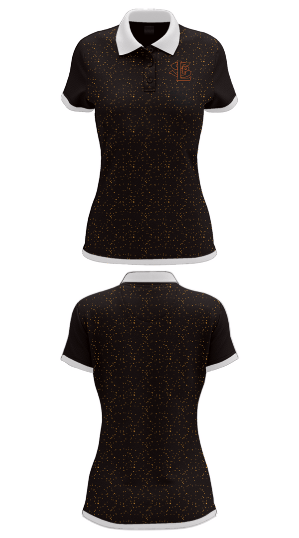 Women's Short Sleeve Performance Polo, SLP High School Gymnastics, Spirit Store, Teamtime, Team time, sublimation, custom sports apparel, team uniforms, spirit wear, spiritwear, sports uniforms, custom shirts, team store, custom team store, fundraiser sports, apparel fundraiser