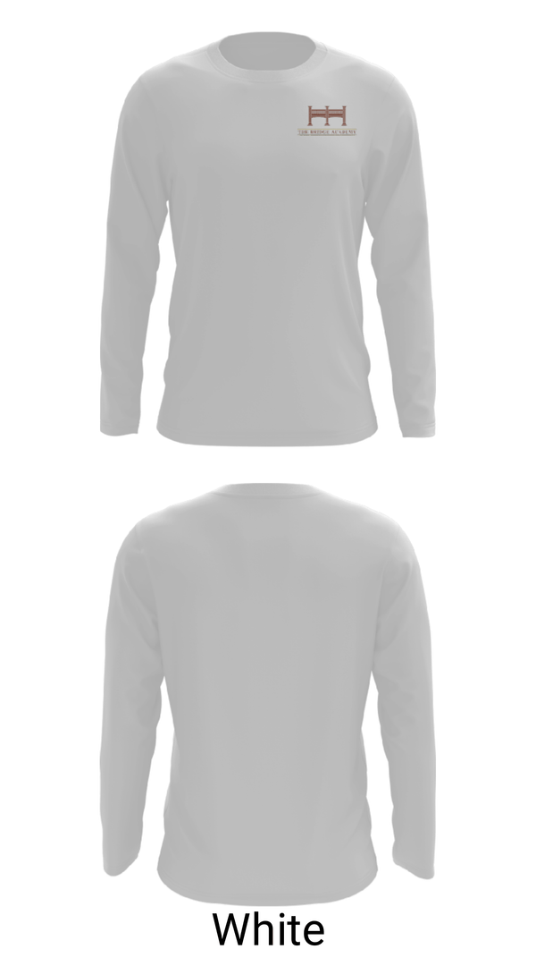 Long Sleeve Performance Shirt, The Bridge Academy, Spirit Store, Teamtime, Team time, sublimation, custom sports apparel, team uniforms, spirit wear, spiritwear, sports uniforms, custom shirts, team store, custom team store, fundraiser sports, apparel fundraiser