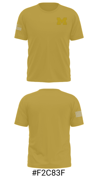 Short Sleeve Performance Shirt, University of Michigan Gymnastics, Men's Basketball, Teamtime, Team time, sublimation, custom sports apparel, team uniforms, spirit wear, spiritwear, sports uniforms, custom shirts, team store, custom team store, fundraiser sports, apparel fundraiser