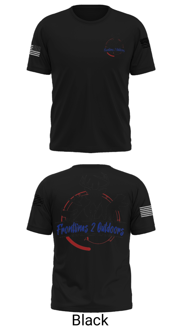 Short Sleeve Performance Shirt, Frontlines 2 Outdoors (F2O), , Teamtime, Team time, sublimation, custom sports apparel, team uniforms, spirit wear, spiritwear, sports uniforms, custom shirts, team store, custom team store, fundraiser sports, apparel fundraiser