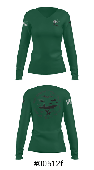 Women's Long Sleeve Vneck Shirt, , Navy, Teamtime, Team time, sublimation, custom sports apparel, team uniforms, spirit wear, spiritwear, sports uniforms, custom shirts, team store, custom team store, fundraiser sports, apparel fundraiser