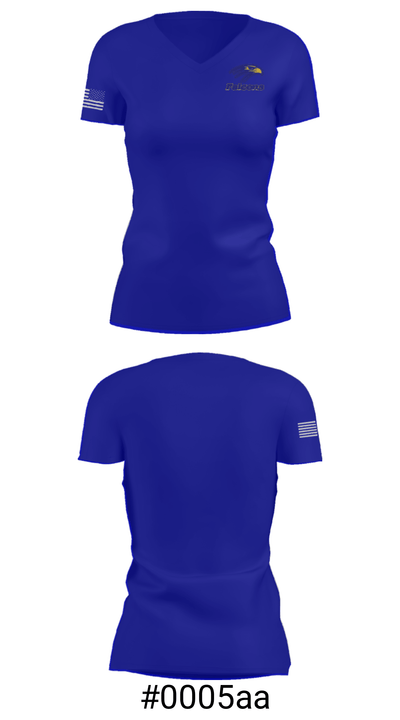 Bow High School Wrestling 35233861 Women's Short Sleeve V-neck Shirt - 21