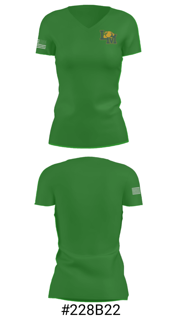 Women's Short Sleeve Vneck Shirt, Little Miami Panthers, Men's Lacrosse, Teamtime, Team time, sublimation, custom sports apparel, team uniforms, spirit wear, spiritwear, sports uniforms, custom shirts, team store, custom team store, fundraiser sports, apparel fundraiser