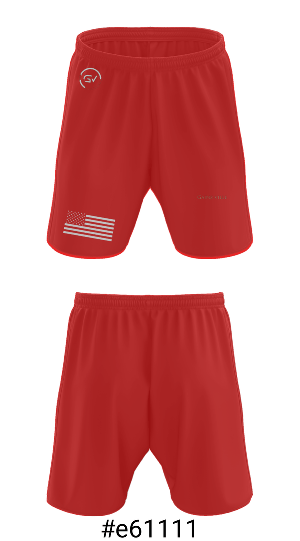 Athletic Shorts With Pockets, Gainz-ville Training Facility, , Teamtime, Team time, sublimation, custom sports apparel, team uniforms, spirit wear, spiritwear, sports uniforms, custom shirts, team store, custom team store, fundraiser sports, apparel fundraiser