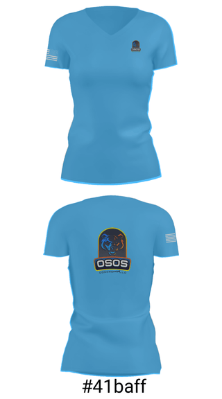 Women's Short Sleeve Vneck Shirt, OSOS CONCRETE LLC, , Teamtime, Team time, sublimation, custom sports apparel, team uniforms, spirit wear, spiritwear, sports uniforms, custom shirts, team store, custom team store, fundraiser sports, apparel fundraiser