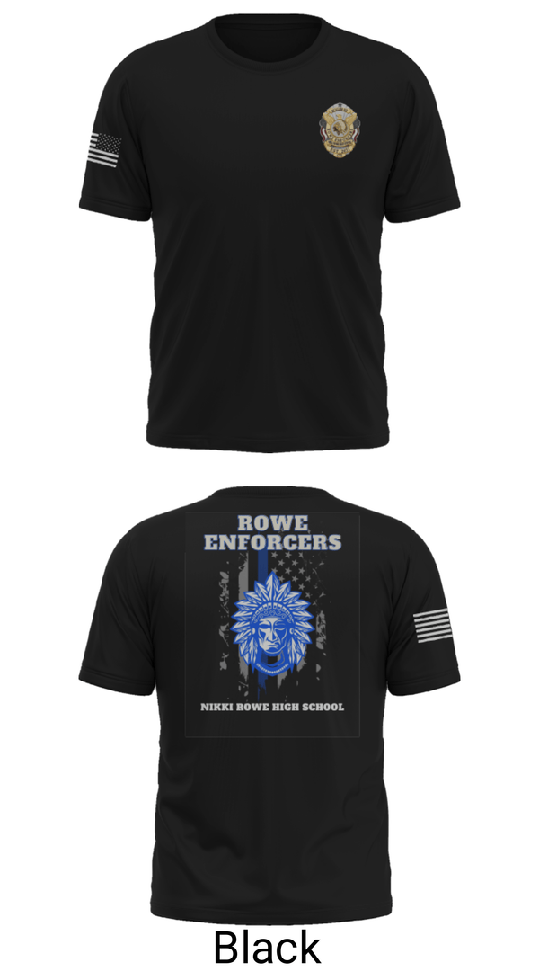 Short Sleeve Performance Shirt, Rowe Enforcers, Police, Teamtime, Team time, sublimation, custom sports apparel, team uniforms, spirit wear, spiritwear, sports uniforms, custom shirts, team store, custom team store, fundraiser sports, apparel fundraiser