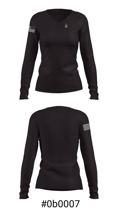 St Pauls Evangelical Lutheran School 11687523 Women's Long Sleeve V-neck Shirt - 20