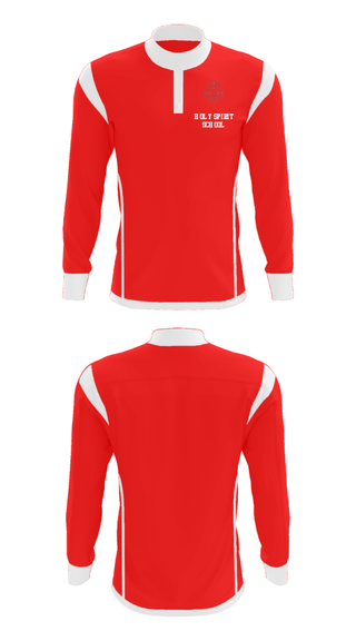 Quarter Zip Jacket, Holy Spirit School, Spirit Store, Teamtime, Team time, sublimation, custom sports apparel, team uniforms, spirit wear, spiritwear, sports uniforms, custom shirts, team store, custom team store, fundraiser sports, apparel fundraiser