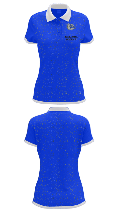Women's Short Sleeve Performance Polo, Notre Dame Academy, , Teamtime, Team time, sublimation, custom sports apparel, team uniforms, spirit wear, spiritwear, sports uniforms, custom shirts, team store, custom team store, fundraiser sports, apparel fundraiser